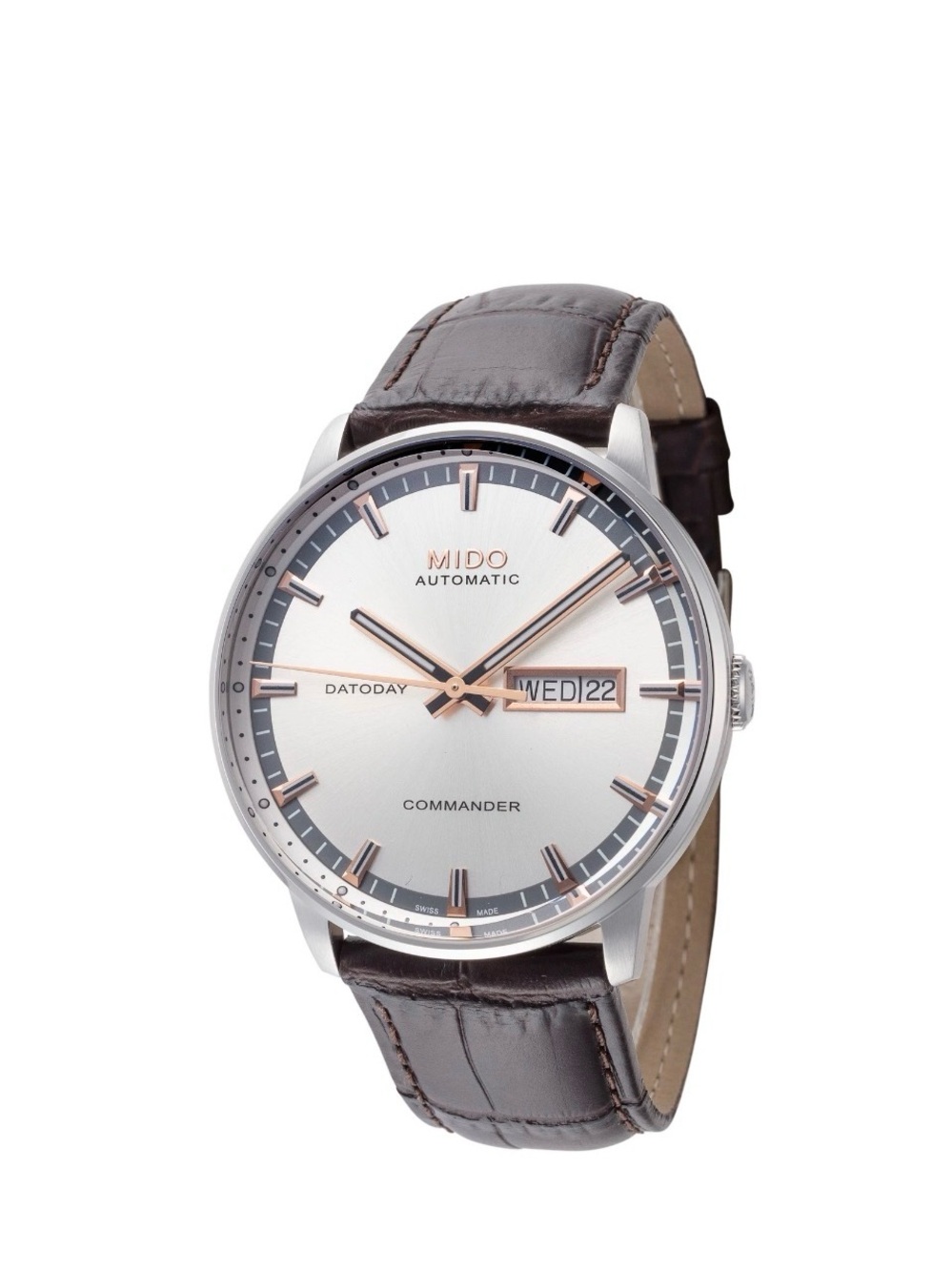 Mido Commander II 40mmAutomatic Swiss Silver Dial Men's Watch MO16.430.16.031.80